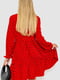 Коротка сукня вільного крою червона в горошок | 6713273 | фото 4