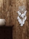 Светильник-ночник креативный ловец снов сердце с перьями для декора | 6015657 | фото 3