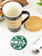 Керамічна чашка "Starbucks" з маркером | 6713429 | фото 3