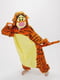 Пижама кигуруми желтая с принтом “Тигра” | 6713468 | фото 2