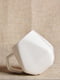 Керамическая белая чашка “Ромб” | 6713487 | фото 4