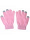 Перчатки для сенсорных телефонов розовые | 6713519
