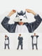 Плюшевая темно-серая пижама кигуруми “Волк” | 6713739 | фото 2