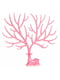 Підставка рожева під прикраси "Олень" | 6713744 | фото 2