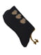 Шкарпетки теплі з верблюжої вовни «Hearts» чорні | 6714252 | фото 3