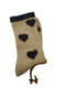Шкарпетки теплі з верблюжої вовни «Hearts» бежеві | 6714253 | фото 3