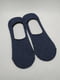 Шкарпетки сліди бавовняні сіро-сині | 6714261 | фото 2