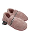 Хатні капці-чобітки "Пухнастики" рожеві  | 6714351 | фото 2