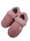 Хатні капці-чобітки "Полосаті" рожеві  | 6714354 | фото 3