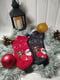 Набір новорічних шкарпеток «Санта і Олені №1» ароматизовані 2 пари | 6714603 | фото 3
