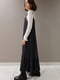 Сукня-комбінація з екошкіри чорна | 6714835 | фото 4