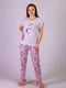 Піжама Funny Rabbit: футболка та штани  | 6714840 | фото 2