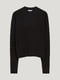 Укорочений светр чорний | 6721186 | фото 4