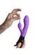 Вібратор-кролик Adrien Lastic Ares з петелькою для пальця | 6715027 | фото 3