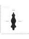 Анальна пробка з вібрацією Adrien Lastic Bullet Amuse Black, макс. діаметр 3,9 см | 6715036 | фото 2