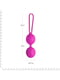 Вагінальні кульки Adrien Lastic Geisha Lastic Balls Mini Magenta (S), діаметр 3,4 см, вага 85 г | 6715057 | фото 2