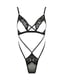 Боді монокіні з відкритими грудьми DIABOLINA BODY black L/XL - Passion | 6715539 | фото 3