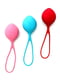 Вагінальні кульки Satisfyer Strengthening Balls (3шт), діаметр 3,8 см, маса 62-82-98г, монолітні | 6716188 | фото 2