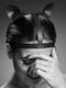 Маска кішечки Bijoux Indiscrets MAZE - Cat Ears Headpiece Black, екошкіра | 6716456 | фото 3