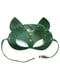 Преміум маска кішечки LOVECRAFT, натуральна шкіра, зелена, подарункова упаковка | 6716876 | фото 2