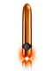 Мощный вибратор Rocks Off Havana Orange Gold с цветной LED-подсветкой | 6716919