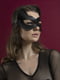 Маска кішечки Feral Feelings - Kitten Mask, натуральна шкіра, чорна | 6716962 | фото 3
