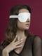 Маска на очі Feral Feelings - Blindfold Mask, натуральна шкіра, біла | 6716967 | фото 2