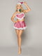 Новорічний еротичний костюм "Блискуча Шеллі" One Size Pink | 6717156
