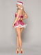Новорічний еротичний костюм "Блискуча Шеллі" One Size Pink | 6717156 | фото 2
