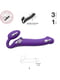 Безремінний страпон з вібрацією Strap-On-Me Vibrating Violet L, діам. 3,7 см, пульт ДК, регульований | 6717309 | фото 2