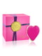 Вібратор-сердечко Rianne S: Heart Vibe Rose, 10 режимів, медичний силікон, подарункове паковання | 6717354