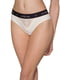 Трусики з широкою гумкою і мереживом Passion PS001 PANTIES ecru, size L | 6717571