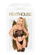 Бодістокінг з топом та панчохами на підв'язках Penthouse - Sex Dealer Black S/L | 6717644 | фото 3