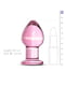 Рожева анальна пробка зі скла Gildo Pink Glass Buttplug | 6717668 | фото 3