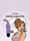 Вібратор на палець FeelzToys Magic Finger Vibrator Purple | 6717683 | фото 2