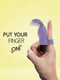 Вібратор на палець FeelzToys Magic Finger Vibrator Purple | 6717683 | фото 3