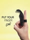 Вібратор на палець FeelzToys Magic Finger Vibrator Black | 6717684 | фото 3