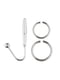 Уретральний стимулятор Sinner Gear Unbendable – Sperm Stopper Hollow Ring, 2 кільця (2,5 см та 3 см) | 6717812 | фото 3