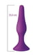 Анальна пробка з присоскою MAI Attraction Toys №35 Purple, довжина 15,5 см, діаметр 3,8см | 6718114 | фото 2