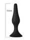 Анальна пробка з присоскою MAI Attraction Toys №35 Black, довжина 15,5 см, діаметр 3,8см | 6718115 | фото 2