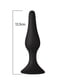 Анальна пробка з присоскою MAI Attraction Toys №33 Black, довжина 11,5cм, діаметр 3см | 6718119 | фото 2