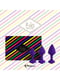 Набір силіконових анальних пробок FeelzToys - Bibi Butt Plug Set 3 pcs Purple | 6718159 | фото 4