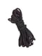Джутова мотузка BDSM 8 метрів, 6 мм, черний колір | 6718260