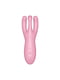 Кліторальний смарт вібратор Satisfyer Threesome 4 Pink з трьома пальчиками | 6718821 | фото 2