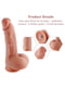 Ультрареалістичний фалоімітатор для секс-машин Hismith 8.3″ 2-layers Silicone Flesh Dildo, 2-шаровий | 6718921 | фото 2