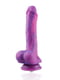 Фалоімітатор 8.2″ з вібрацією для секс-машин Hismith Purple Silicone Dildo with Vibe, KlicLok | 6718929 | фото 2