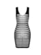Бодістокінг-сукня з відкритими грудями Passion BS092 black | 6719084 | фото 4