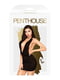 Мінісукня Penthouse Heart Rob L/XL Black, хомут, глибоке декольте, мініатюрні стрінги | 6719138 | фото 3