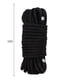 Мотузка для BDSM MAI Bondage Rope Black, довжина 10 м, діаметр 6,5 мм, поліестер | 6719170 | фото 2
