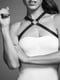 Портупея з екошкіри Bijoux Indiscrets MAZE — Cross Chest Harness Black | 6719226 | фото 4
